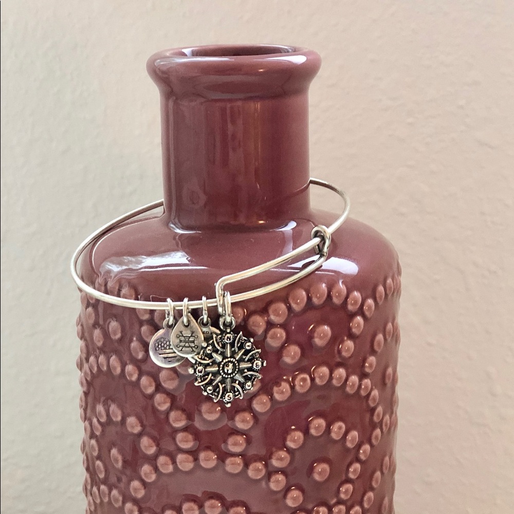 Alex and Ani charm bangle